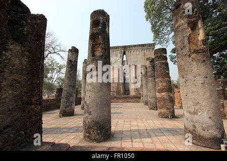 Wat Si Chum, Sukhothai, Thailand Stockfoto