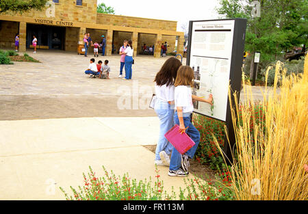 Visitor Center, San Antonio Missions National Park, Mission San Jose, San Antonio, Texas, USA. Stockfoto