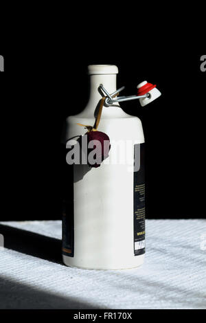 Und er war so nahe am Wasser, aber vergiss es. Stockfoto