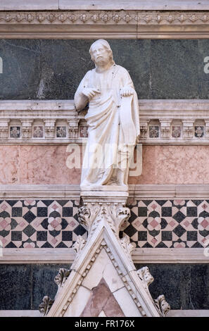 Jesus Christus, Erlöser, zugeschrieben Andrea Pisano, Portal der Cattedrale di Santa Maria del Fiore, Florenz, Italien Stockfoto