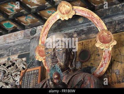 Japan, Kamakura, Kenchoji Tempel, Butsuden, Buddha Hall, Innenraum, Stockfoto