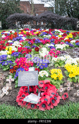 Garten der Erinnerung im Furnival Gardens in Hammersmith West London, UK Stockfoto