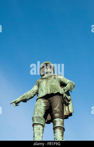 Statue des dänischen Königs Christian IV Oslo Norwegen Stockfoto