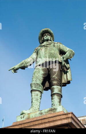 Statue des dänischen Königs Christian IV Oslo Norwegen Stockfoto