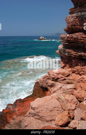 Hervorragende malerische Szenerie der Adria Strand in Montenegro Stockfoto