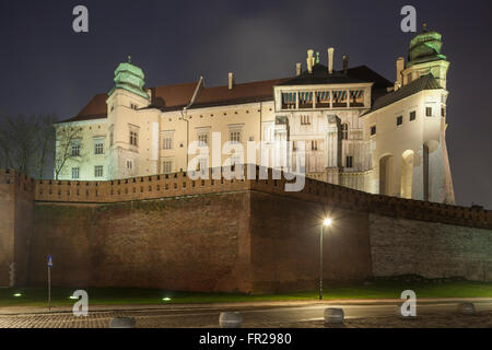 Königsschloss Wawel in Krakau, Polen. Stockfoto