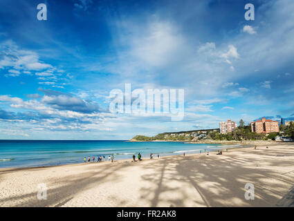 Manly Beach-Blick im Norden Sydney Australien Stockfoto