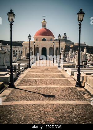 Kapelle in Santa Maria Magdalena de Pazzis Friedhof Stockfoto