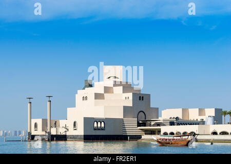 Ansicht des Museum für Islamische Kunst in Doha, Katar. Architekt im Pei Stockfoto