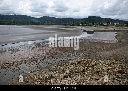 Bahía Solano im Departamento Chocó, Kolumbien. Bahia, ist da es lokal bekannt ist, eine wirtschaftliche und touristische Zentrum der Küste Choc Stockfoto