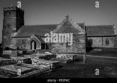 St. Materianas Kirche, Tintagel Stockfoto