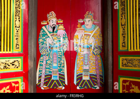 Kheng Hock Keong Tempel Downtown Yangon Myanmar Stockfoto