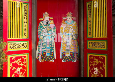 Kheng Hock Keong Tempel Downtown Yangon Myanmar Stockfoto