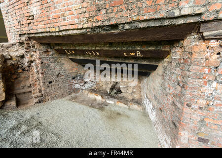 Der alte Ofen bei Coalbrookdale Museum of Iron, Shropshire, England, UK Stockfoto