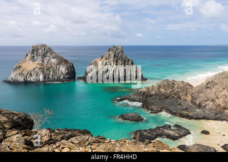 Zwei Brüder Fernando de Noronha Island Stockfoto