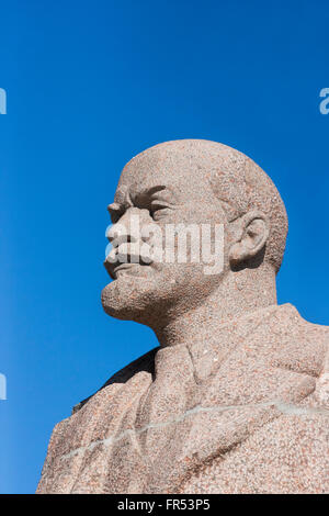 Statue von Lenin, kommunistischer Führer, Anadyr, Chukotka autonomes Okrug, Russland Stockfoto