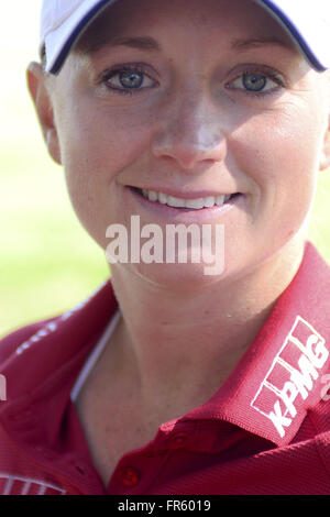 Orlando, FL, USA. 23. Januar 2013. Porträt-Sitzung mit LPGA Golfspieler Stacy Lewis der Vereinigten Staaten am 23. Januar 2013 in Orlando, Florida. ZUMA Press/Scott A. Miller. © Scott A. Miller/ZUMA Draht/Alamy Live-Nachrichten Stockfoto