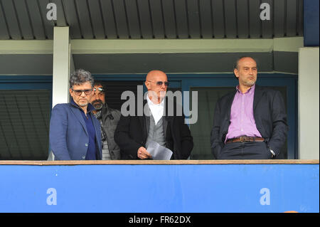 Reggio Emilia, Italien. 20. März 2016. Arrigo Sacchi ex-Trainer der Nationalmannschaft von Italien und von Mailand Tam. Udinese und Sassuolo 1-0 gewinnt. © Massimo Morelli/Pacific Press/Alamy Live-Nachrichten Stockfoto