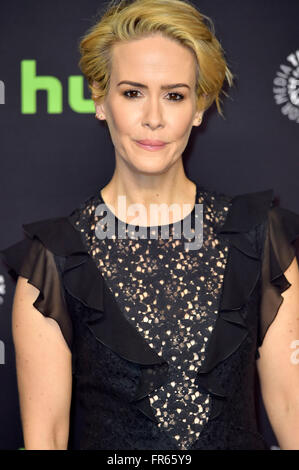 Sarah Paulson Beim "American Horror Story: Hotel" Event Auf Dem 33. PaleyFest 2016 Im Dolby Theater, Hollywood. Los Angeles, 20.03.2016/picture Allianz Stockfoto