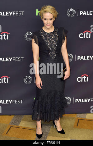 Sarah Paulson Beim "American Horror Story: Hotel" Event Auf Dem 33. PaleyFest 2016 Im Dolby Theater, Hollywood. Los Angeles, 20.03.2016/picture Allianz Stockfoto