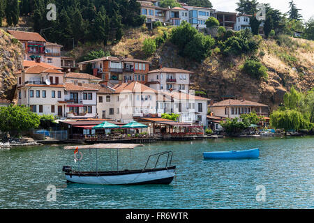 Republik Mazedonien, Ohrid-See, von der UNESCO als Welterbe gelistet Stockfoto