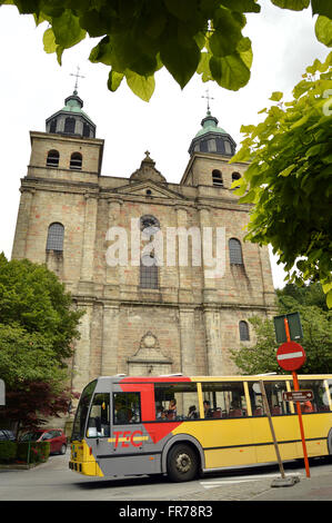 Kathedrale von Malmedy Stockfoto