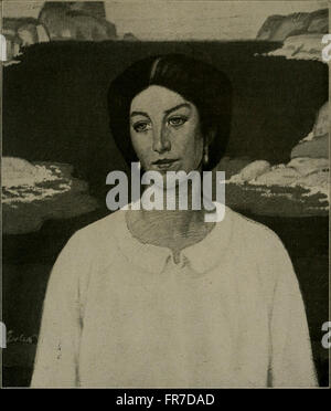 Fritz Erler (1921) ist ein bemerkenswertes Werk über den deutschen Künstler und Maler Fritz Erler. Er zeigt seine künstlerischen Beiträge, fokussiert auf seine Porträts und historischen Gemälde und gibt Einblick in seinen Stil und Einfluss während des frühen 20. Jahrhunderts. Stockfoto