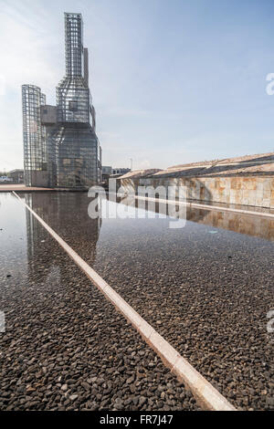 Torres Hejduk, Gaiás Cidade da Cultura, entworfen von Peter Eisenman, Santiago De Compostela. Stockfoto