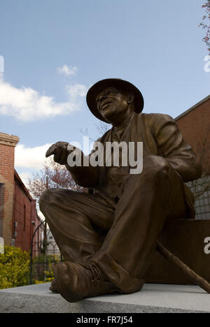 Huey Cooper statue Lake City South Carolina USA Stockfoto