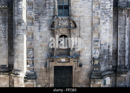 Kirche San Fructuoso. Barock-Stil. Santiago De Compostela. Stockfoto