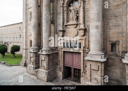 Kirche und Kloster von San Francisco. Gotischen Stil. Santiago De Compostela. Stockfoto