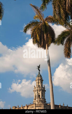 Gran Teatro National Theater, der Heimat der Nationalen Kubanischen Ballett, in Havanna, Kuba, Karibik, Karibik, Zentral- und Lateinamerika Stockfoto