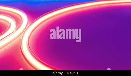 Neonlichter abstrakten Hintergrund Stockfoto