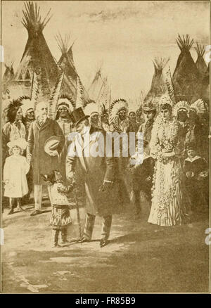 Aufregende Leben von Buffalo Bill, Oberst Wm. F. Cody, zuletzt der große Aufklärer und Pawnee Bill, Major Gordon W. Lillie (Pawnee Bill) weiße Häuptling der Pawnees (1911) Stockfoto