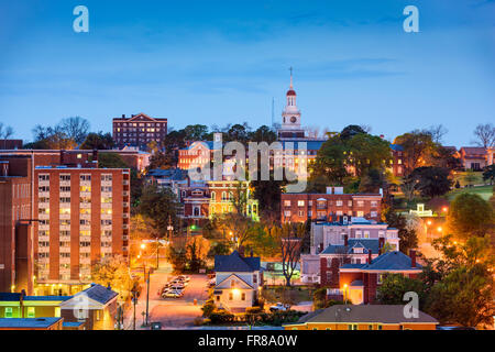 Macon, Georgia, USA Skyline Innenstadt. Stockfoto
