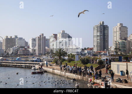 Hafen Nuestra Senora De La Candelaria Stockfoto