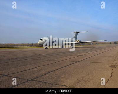 VC-10 ZD 241 die Allover RAF graue Lackierung trägt: unsere VC-10 ist in die graue Farbgebung, die letzten Livree trug in RAF Stockfoto