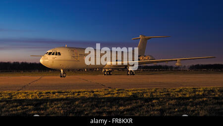 VC-10 ZD 241 die Allover RAF graue Lackierung trägt: unsere VC-10 ist in die graue Farbgebung, die letzten Livree trug in RAF Stockfoto