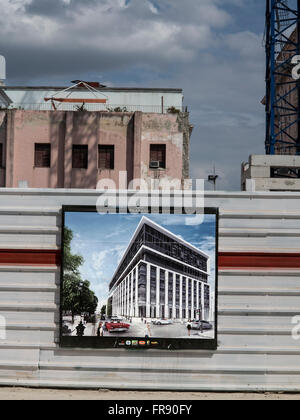 Architektur La Havanna Kuba Abriss Umbau Sanierung Stockfoto