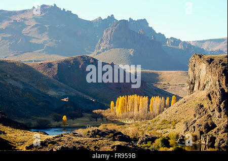 Herbst in Bariloche - Argentinien Stockfoto