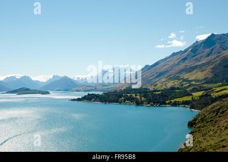 Lake Wakatipu - Neuseeland Stockfoto