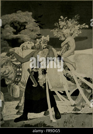 Eine Publikation aus dem Jahr 1921, die sich mit Werken und Beiträgen des deutschen Künstlers Fritz Erler befasst, der für seine Porträts und historischen Gemälde bekannt ist. Stockfoto