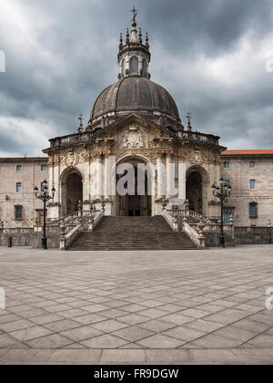 Schrein und Basilika von Loyola bei Azpeitia, Baskisches Land, Spanien. Stockfoto