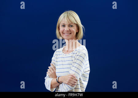 Edinburgh International Book Festival 2013-Porträt von Kate Mosse bei Charlotte Square Garden Pic von Pako Mera Stockfoto