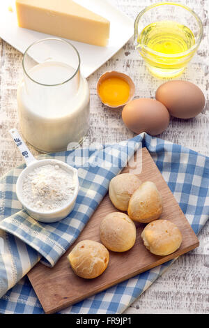 Pão de queijo Stockfoto