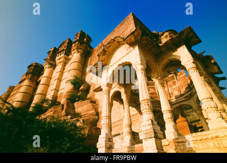 Detail des Meherangarh Fort, Jodhpur, Rajasthan, Indien Stockfoto