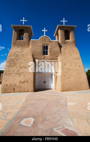 San Francisco de Asis Missionskirche, National Historic Landmark, gegründet im Jahre 1772; Ranchos de Taos, New Mexico, USA Stockfoto