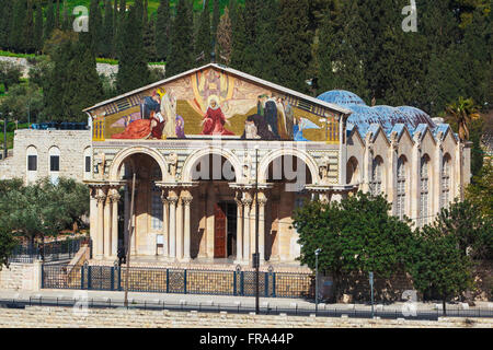 Jerusalem Israel gemalt Tür und Wände eines Hauses in der alten Stadt