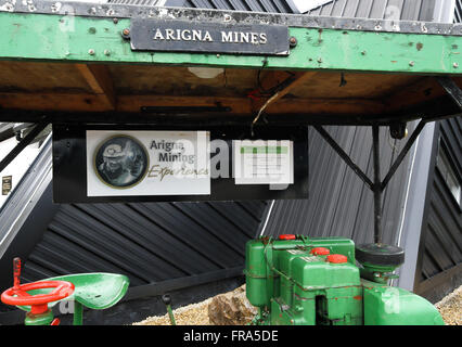 Die Arigna Mine und Besucherzentrum in der Nähe von Carrick-on-Shannon, County Roscommon, Irland Stockfoto