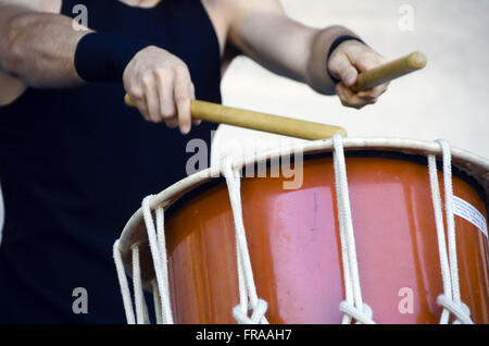 Präsentation-Taiko - Trommeln Japanisch Percussion - Japan-Festival Stockfoto